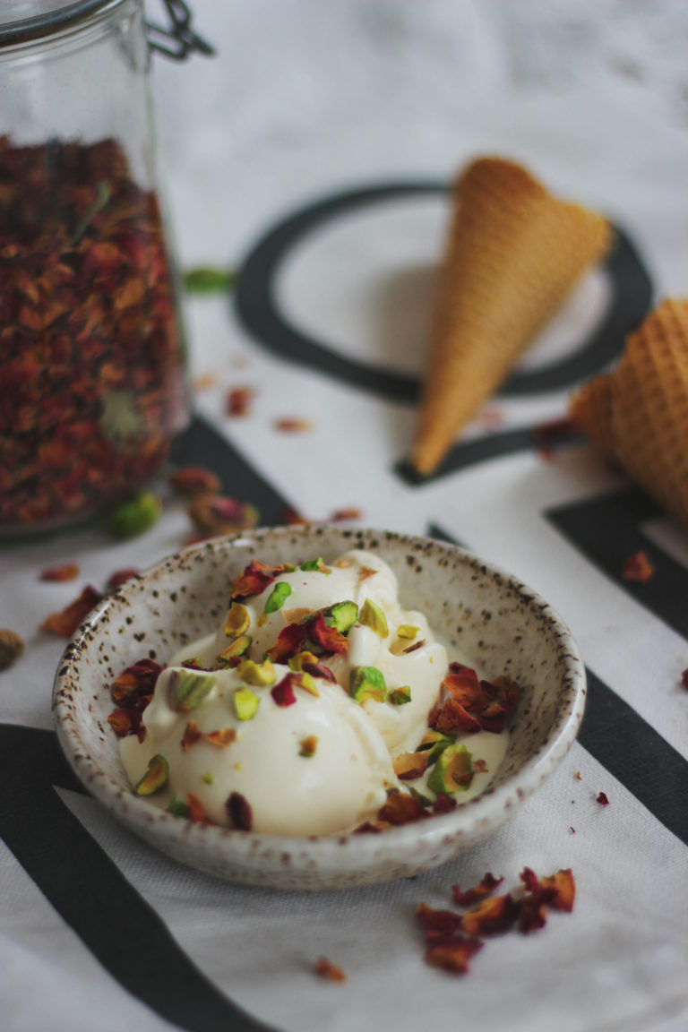 domowe lody pistacjowe